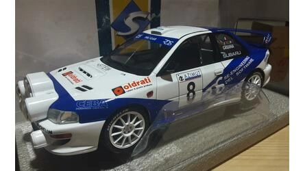SOLIDO 1/18 -  SUBARU IMPREZA WRC 99 - Nº 8 RALLY AZIMUT DI 