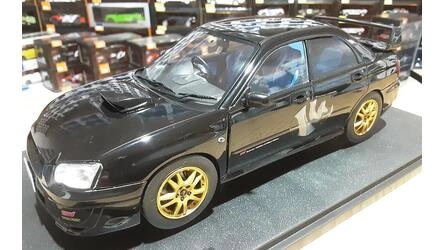 SOLIDO 1/18 - SUBARU IMPREZA WRX STII - 2004 - JAVA BLACK PE
