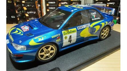 SOLIDO 1/18 - SUBARU STI WRC - Nº 4 WINNER RALLY MONTE CARLO
