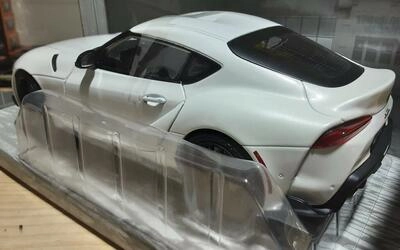 SOLIDO 1/18 - TOYOTA SUPRA GR - STREET FIGHTER - WHITE - 202