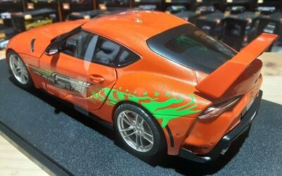 SOLIDO 1/18 - TOYOTA SUPRA GR TRIBUTE - 2024 - ORANGE 