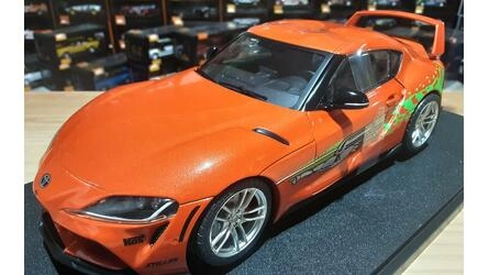 SOLIDO 1/18 - TOYOTA SUPRA GR TRIBUTE - 2024 - ORANGE 