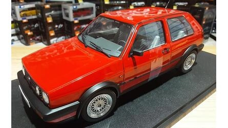 SOLIDO 1/18 - VOLKSWAGEN GOLF II GTI G60 - 1985 - MARS RED