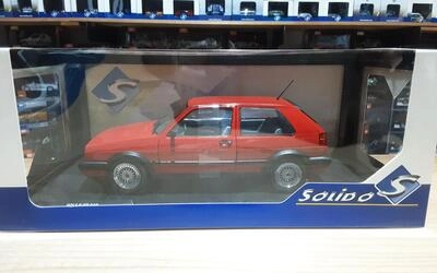 SOLIDO 1/18 - VOLKSWAGEN GOLF II GTI G60 - 1985 - MARS RED