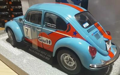 SOLIDO 1/18 - VW BEETLE 1303 - Nº 7 RALLY COLDS BALLS - 2019