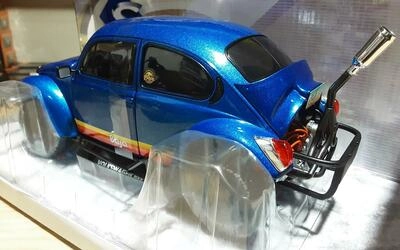 SOLIDO 1/18 -  VW BEETLE BAJA - METALLIC BLUE - 1975