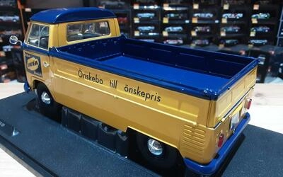 SOLIDO 1/18 - VW T 1B PICK-UP IKEA - 1950 - YELLOW / BLUE