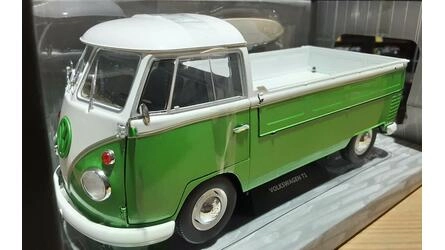 SOLIDO 1/18 -  VW T1 PICK-UP WITH SURF - 1950 - APPLE GREEN