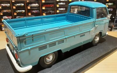 SOLIDO 1/18 - VW T2 PICK-UP - 1968 - BLUE