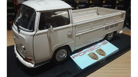 SOLIDO 1/18 - VW T2 PICK-UP - 1968 - WHITE
