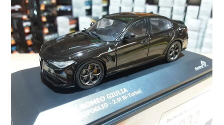 SOLIDO 1/43 - ALFA ROMEO GIULIA QUADRIFOGLIO - 2019 - BLACK