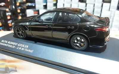 SOLIDO 1/43 - ALFA ROMEO GIULIA QUADRIFOGLIO - 2019 - BLACK