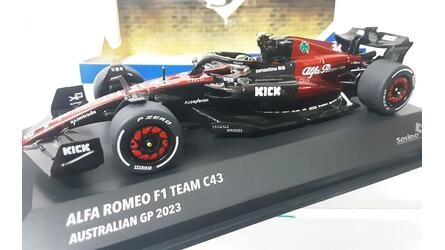 SOLIDO 1/43 - ALFA ROMEOF1 C 43 - Nº 24 G. ZHOU - AUSTRALIAN
