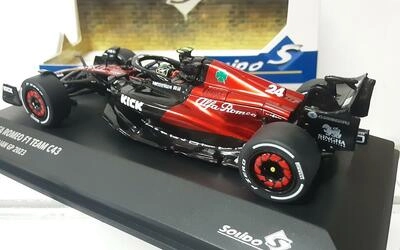 SOLIDO 1/43 - ALFA ROMEOF1 C 43 - Nº 24 G. ZHOU - AUSTRALIAN