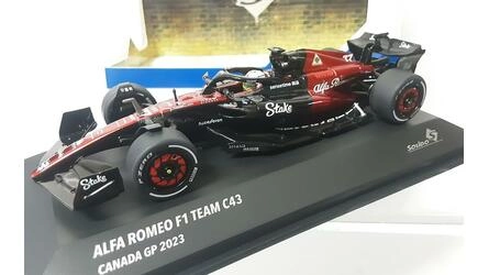 SOLIDO 1/43 - ALFA ROMEOF1 C 43 - Nº 77  V. BOTTAS - CANADA 