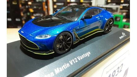 SOLIDO 1/43 - ASTON MARTIN V12 VANTAGE - 2023 - METALLIC BLU