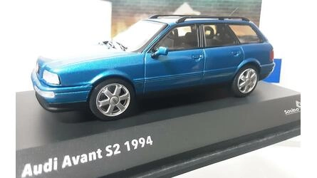 SOLIDO 1/43 - AUDI A4 RS2 - 1994 - BLUE