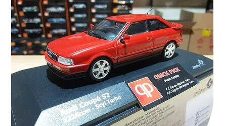 SOLIDO 1/43 - AUDI  COUPE S2 - 1992 - LAZER RED