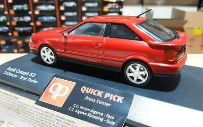 SOLIDO 1/43 - AUDI  COUPE S2 - 1992 - LAZER RED