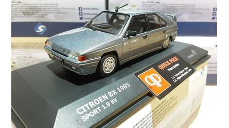 SOLIDO 1/43 - CITROEN BX SPORT 1.9 8V - METALIC GREY - 1985
