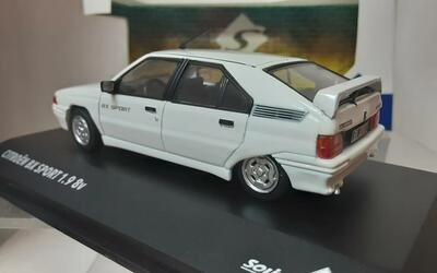 SOLIDO 1/43 - CITROEN BX SPORT - 1985 - BLANC MEIJE