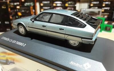 SOLIDO 1/43 - CITROEN CX 2.5 GTI TURBO 2 - 1988 - BLUE GRAY