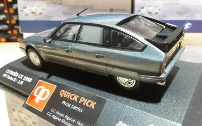 SOLIDO 1/43 - CITROEN CX GTI TURBO II - 1988 - METALIC GREY
