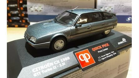 SOLIDO 1/43 - CITROEN CX GTI TURBO II - 1988 - METALIC GREY