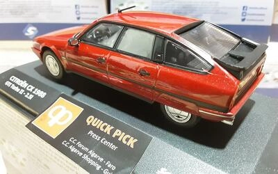 SOLIDO 1/43 - CITROEN CX GTI TURBO II - 1990 - METALIC RED
