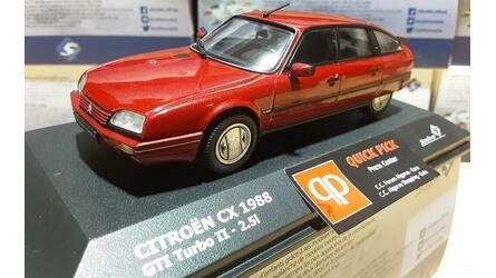 SOLIDO 1/43 - CITROEN CX GTI TURBO II - 1990 - METALIC RED