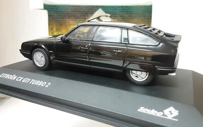 SOLIDO 1/43 - CITROËN CX GTI TURBO II - NOIR ONYX - 1989
