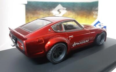 SOLIDO 1/43 - DATSUN 240Z ROCKET BUNNY COUPE - 1973 - RED