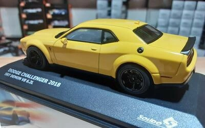 SOLIDO 1/43 - DODGE CHALLENGER - 2018 - YELLOW