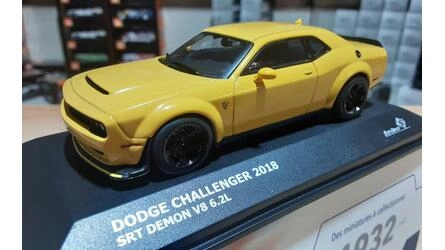 SOLIDO 1/43 - DODGE CHALLENGER - 2018 - YELLOW