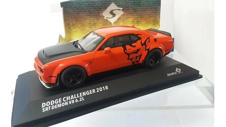 SOLIDO 1/43 - DODGE CHALLENGER SRT - 2018 - ORANGE