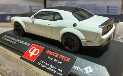 SOLIDO 1/43 - DODGE CHALLENGER SRT - 2018 - WHITE