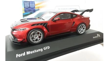 SOLIDO 1/43 - FORD MUSTANG GTD MOLTEN - 2025 - MAGENTA NETAL