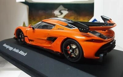 SOLIDO 1/43 - KOENIGSEGG JESKO ATTACK - 2022 - TANG ORANGE