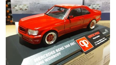 SOLIDO 1/43 - MERCEDES 560 SEC AMG - 1990 - WIDEBODY - SIGNA