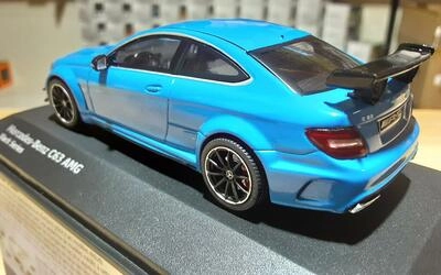 SOLIDO 1/43 - MERCEDES BENZ C63 AMG BLACK SERIES - BLUE - 20