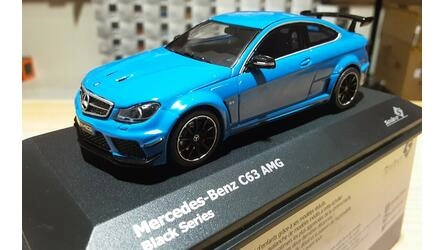 SOLIDO 1/43 - MERCEDES BENZ C63 AMG BLACK SERIES - BLUE - 20