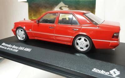 SOLIDO 1/43 - MERCEDES BENZ (W124) E60 AMG - SIGNAL RED - 19
