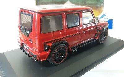 SOLIDO 1/43 - MERCEDES G 63 700 BRABUS WIDESTAR - 2022 - RED
