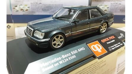 SOLIDO 1/43 - MERCEDES  W124 E60 AMG - 1994 - BLACK