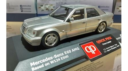 SOLIDO 1/43 - MERCEDES  W124 E60 AMG - 1994 - SILVER
