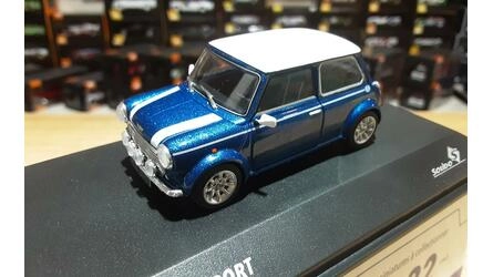 SOLIDO 1/43 - MINI COOPER S - 1994 - BLUE / WHITE