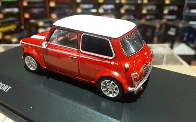 SOLIDO 1/43 - MINI COOPER S - 1994 - RED / WHITE