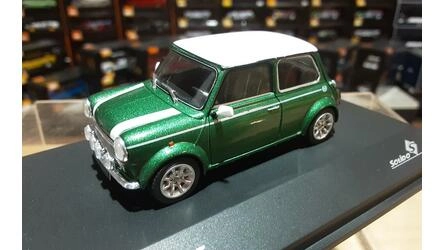 SOLIDO 1/43 - MINI COOPER S - GREEN / WHITE - 1994