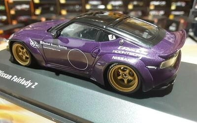 SOLIDO 1/43 - NISSAN 400Z COUPE ROCKET BUNNY - 2022 - PURPLE