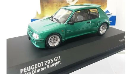 SOLIDO 1/43 - PEUGEOT 205 GTI DIMMA - 1989 - GREEN